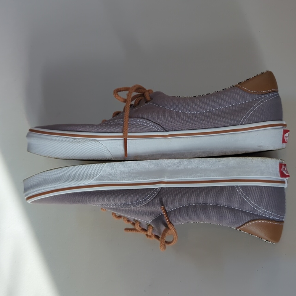 Vans, Era 59 Gray/Chevron Tie Sneakers. Size 12 - Picture 5 of 8